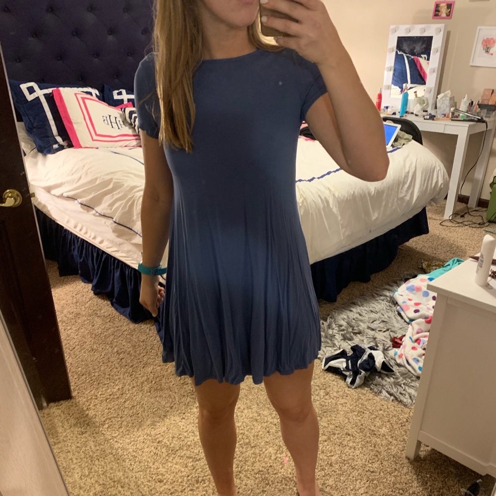 Periwinkle babydoll dress